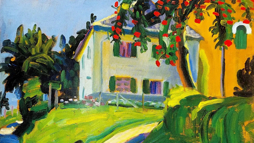 Paint like GABRIELE MÜNTER | Lerne zu malen, wie ein Meister – Kunstworkshop & Weinprobe