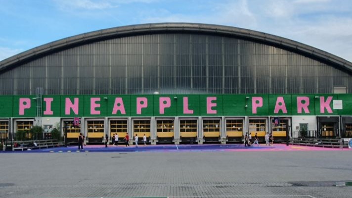 Pineapple Park Sport, Freizeit und Kultur in der ehemaligen Paketposthalle