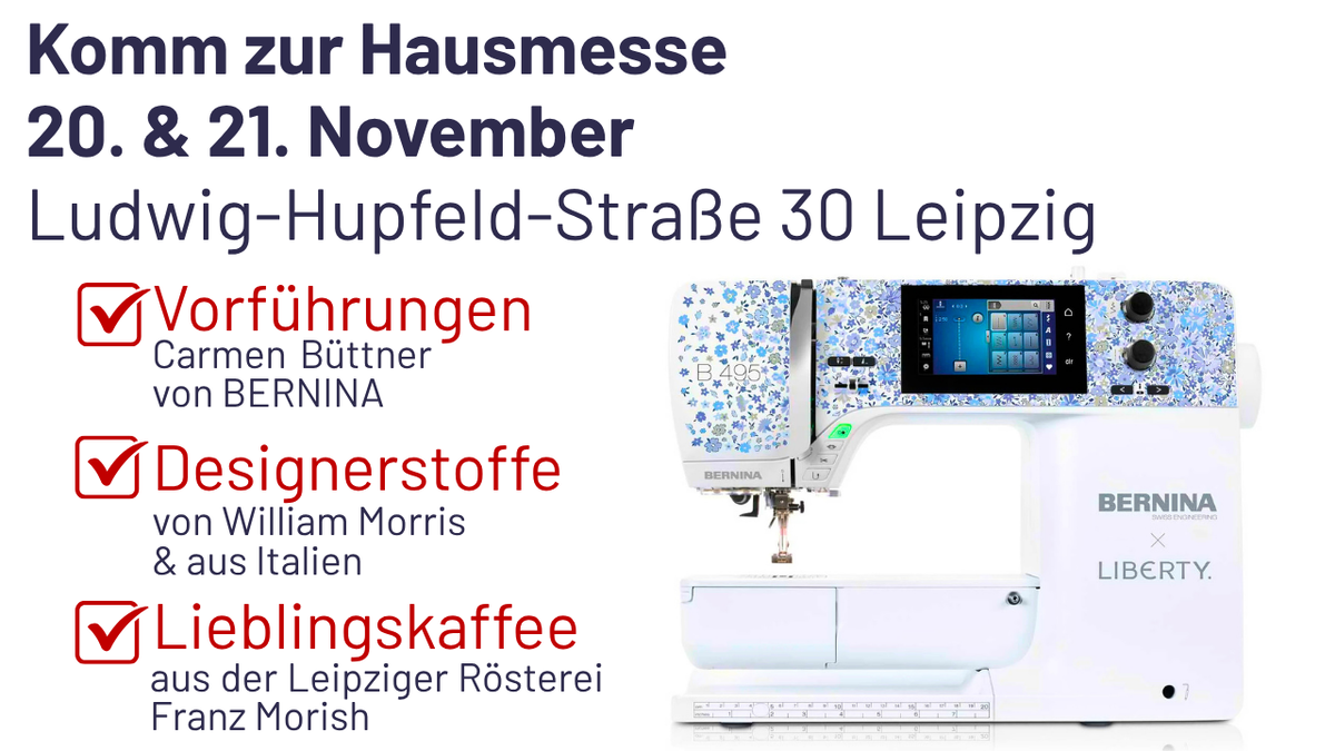 Titelbild der Veranstaltung BERNINA Hausmesse