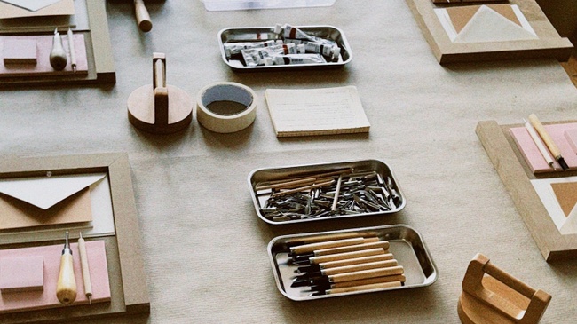 Linoldruck Paper Art – Kreativer Druck auf Papier (2,5 Stunden) DIY Workshop