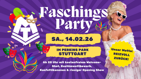 MTV - Faschingsparty am Samstag, 14.02.26 in Stuttgart