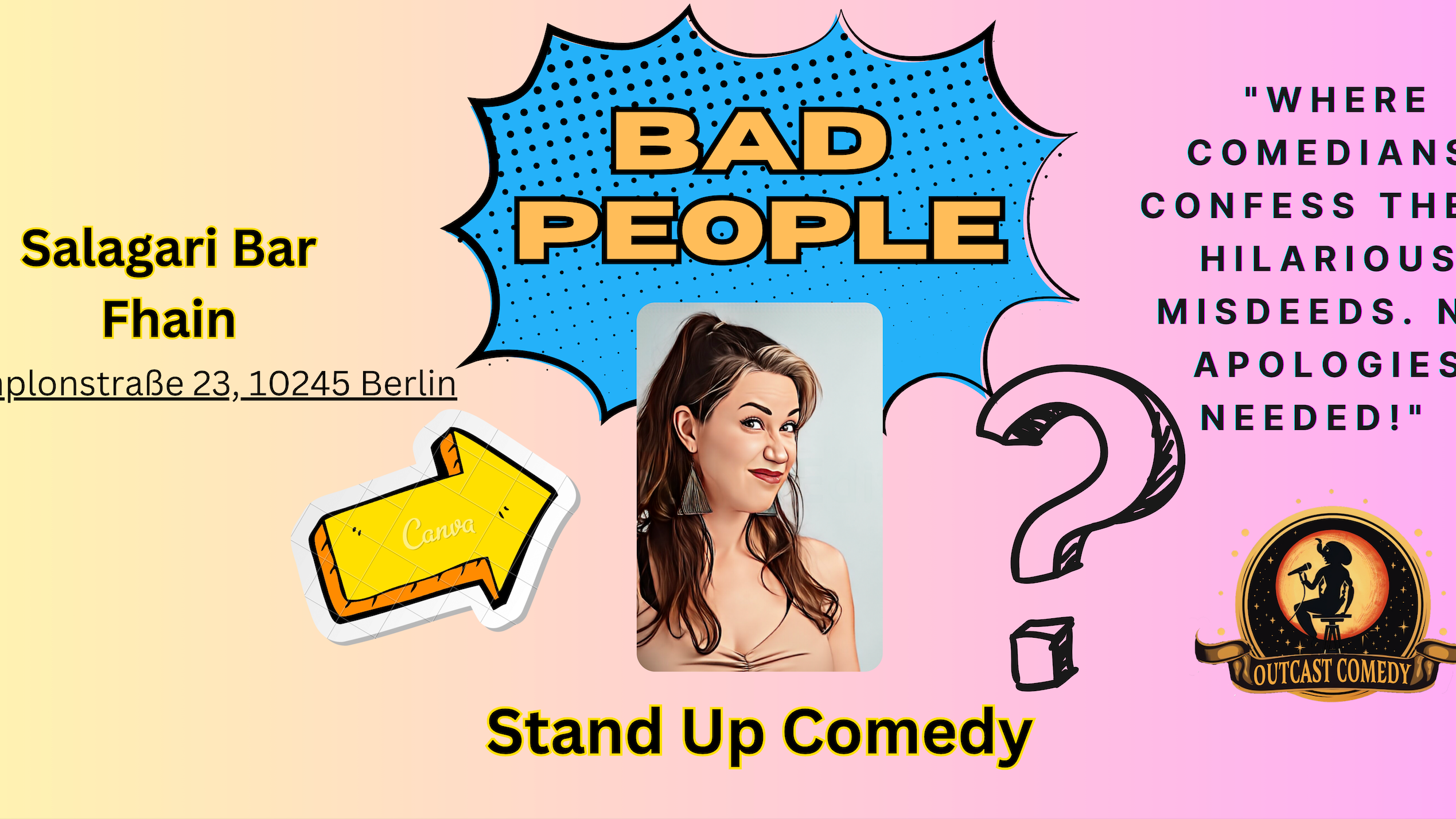 Bad People: English Stand Up Comedy SATURDAY EARLY SHOW