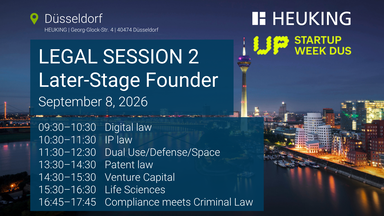 HEUKING Legal Session 2: Later-Stage Founder