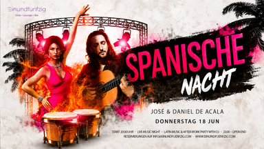 Spanische Nacht - Live Music Night & After Work Party with DJ @Club 51 Cologne