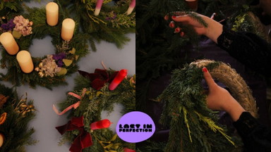 ADVENTSKRANZ BINDEN & DIP DYE KERZEN WORKSHOP