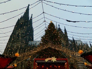 Weihnachtsmarkt am Kölner Dom