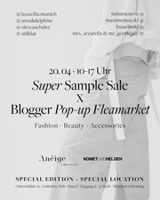 Super Sample Sale x  Blogger Fashion Popup Flohmarkt