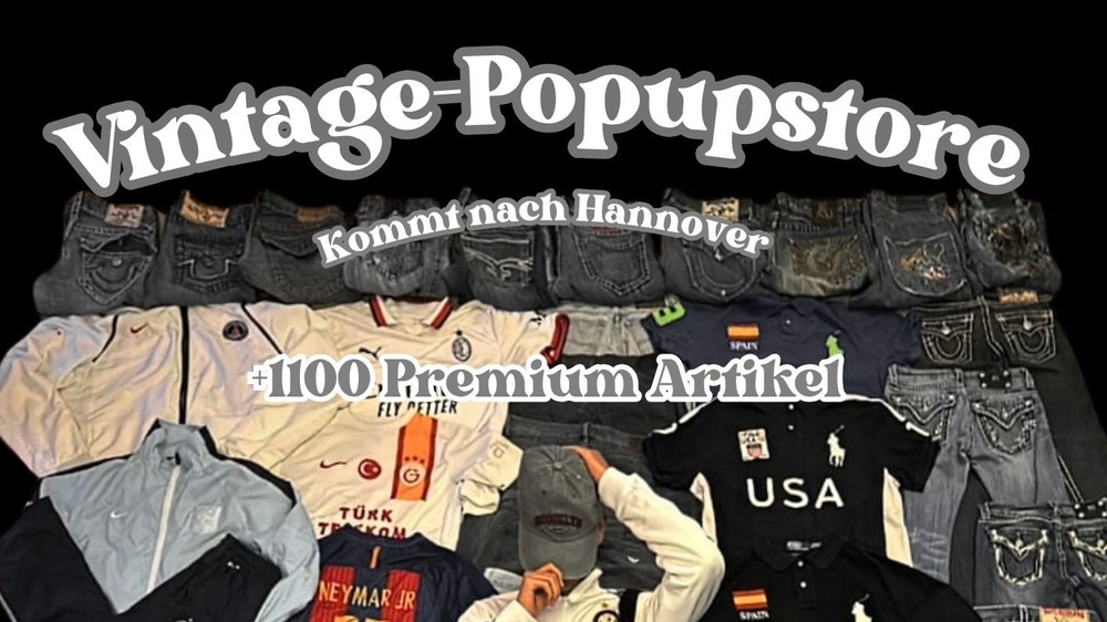Vintage/Second-Hand Popupstore in Hannover am 5.9-6.9.2025