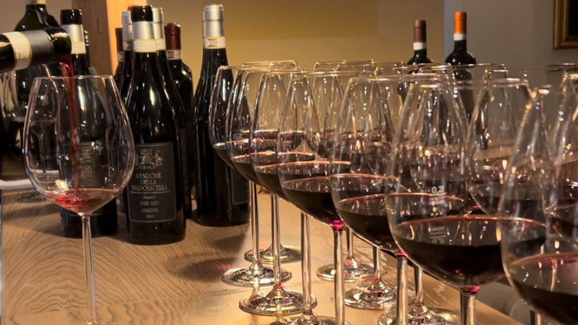 Premium Weinprobe  "Amarone trifft Barolo"  am Sa. 14. Nov. 2026 in der ROSE Wein-Brasserie, mit 5 begleitenden Speisen