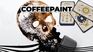 Malworkshop - Halloweenspecial - Malen mit Kaffeesatz