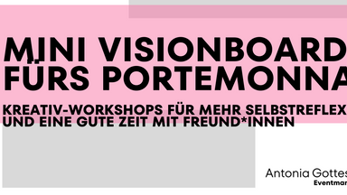 Mini Visionboard fürs Portmonnaie Workshop