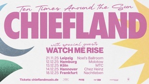 CHIEFLAND "Ten Times Around The Sun" Tour 2025