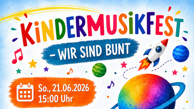 Kindermusikfest: Wir sind bunt