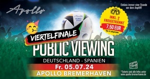Public Viewing: Viertelfinale - Deutschland - Spanien