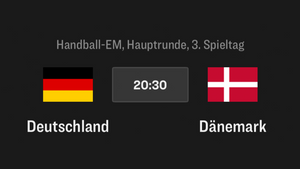 Handball-EM, Deutschland - Dänemark // Live (indoor)