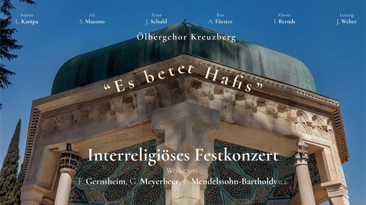 Es betet Hafis, Interreligiöses Festkonzert