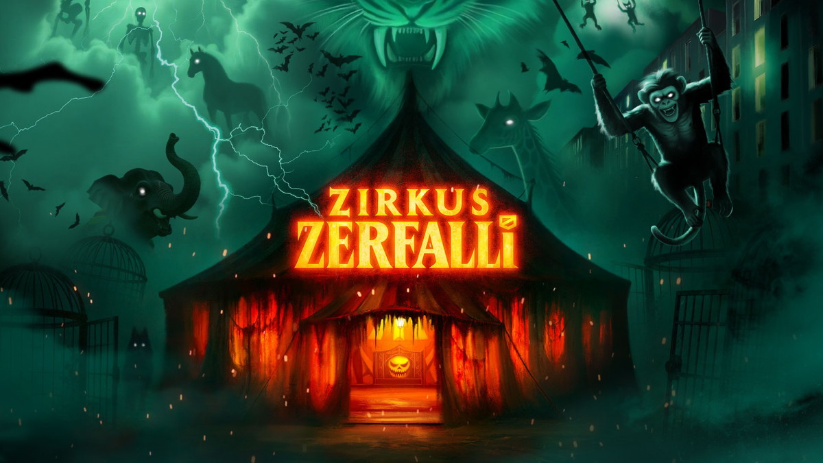 Titelbild der Veranstaltung Zirkus Zerfalli – Halloween 2026 in Heidelberg