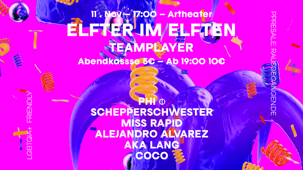 ELFTER IM ELFTEN I ARTHEATER TEAMPLAYER