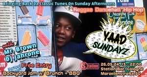 YAAD SUNDAYZ: Backyard Jam w/ Brunch & BBQ - Reggae, Dancehall & Hip Hop Classics