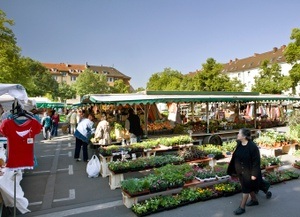 Wochenmarkt Sülz Auerbachplatz