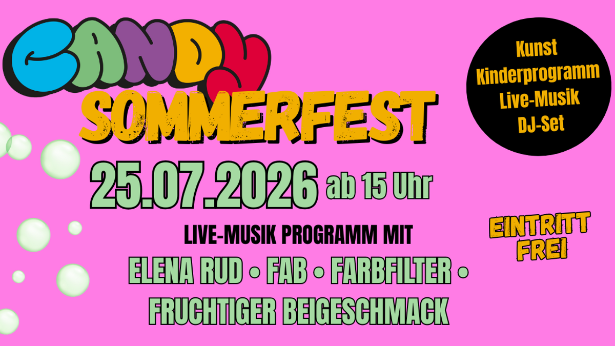 CANDY Sommerfest – 25.07.2026