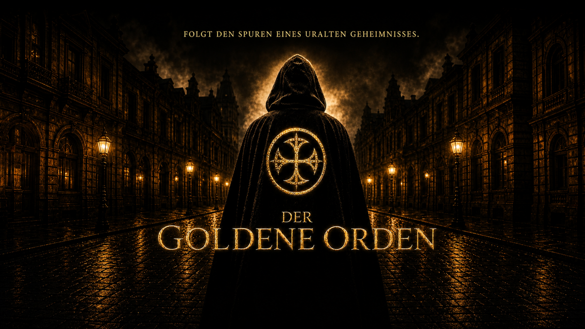 Titelbild der Veranstaltung Escape the City Braunschweig: Der goldene Orden mit echtem Spielpaket