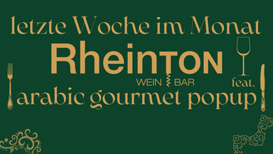 arabic gourmet popup x Rheinton Weinbar