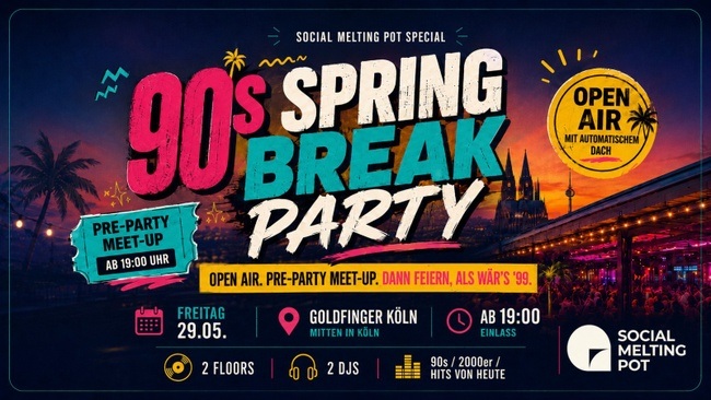 90s Spring Break Party ☀️ Meet first - Party later 🔥