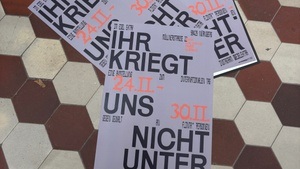 IHR KRIEGT UNS NICHT UNTER - Eine Ausstellung zum internationalen Tag gegen Gewalt an FLINTA* Personen