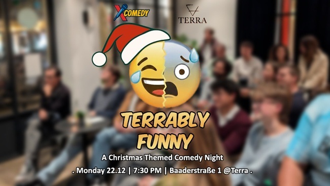 Terrably Funny! English Comedy Night @Terra
