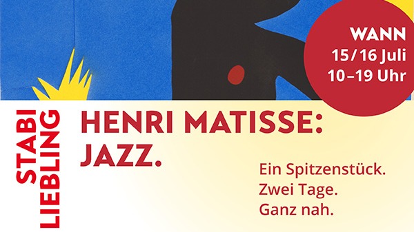 StabiLiebling: Henri Matisse: Jazz