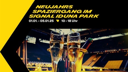 Neujahrsspaziergang im Signal Iduna Park