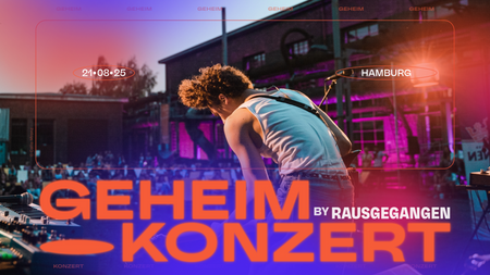 Geheimkonzert Hamburg | BIGGEST OPEN AIR EDITION EVER ☀️ by Rausgegangen