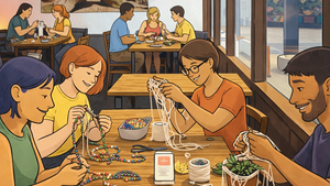 DIY Abend (Perlenketten & Makramee)