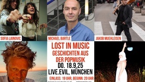 „Lost in Music“ mit The Sound of Money, Elena Rud, Michael Bartle, Sofia Lainovic, Jakob Muehleisen, Rainer Germann, Don Marco und King Brownie