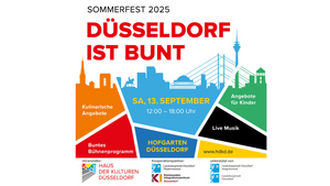 Sommerfest 'Düsseldorf ist bunt!' des Hauses der Kulturen Düsseldorf