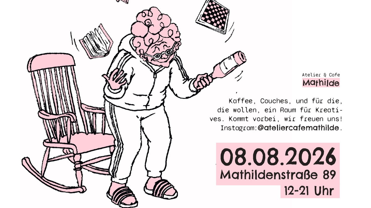 Titelbild der Veranstaltung Eröffnung! Atelier-Café Mathilde
