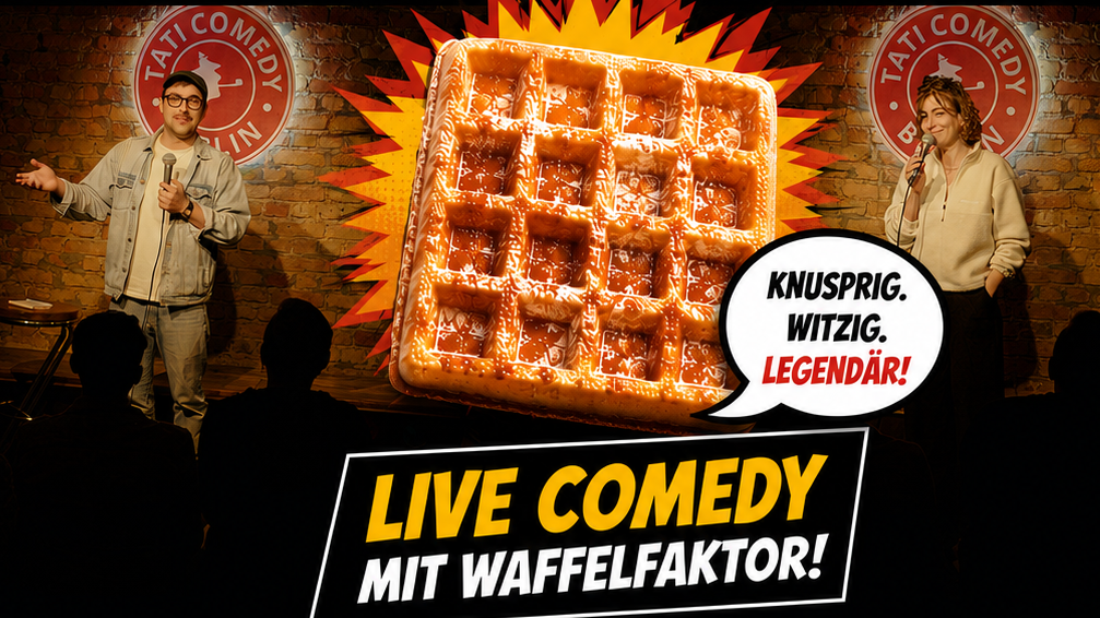 Titelbild der Veranstaltung Waffelcomedy_ Atand-Up Comedy