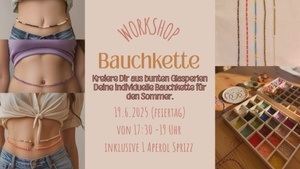 DIY Bauchketten Workshop mit Perlen