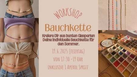 DIY Bauchketten Workshop mit Perlen