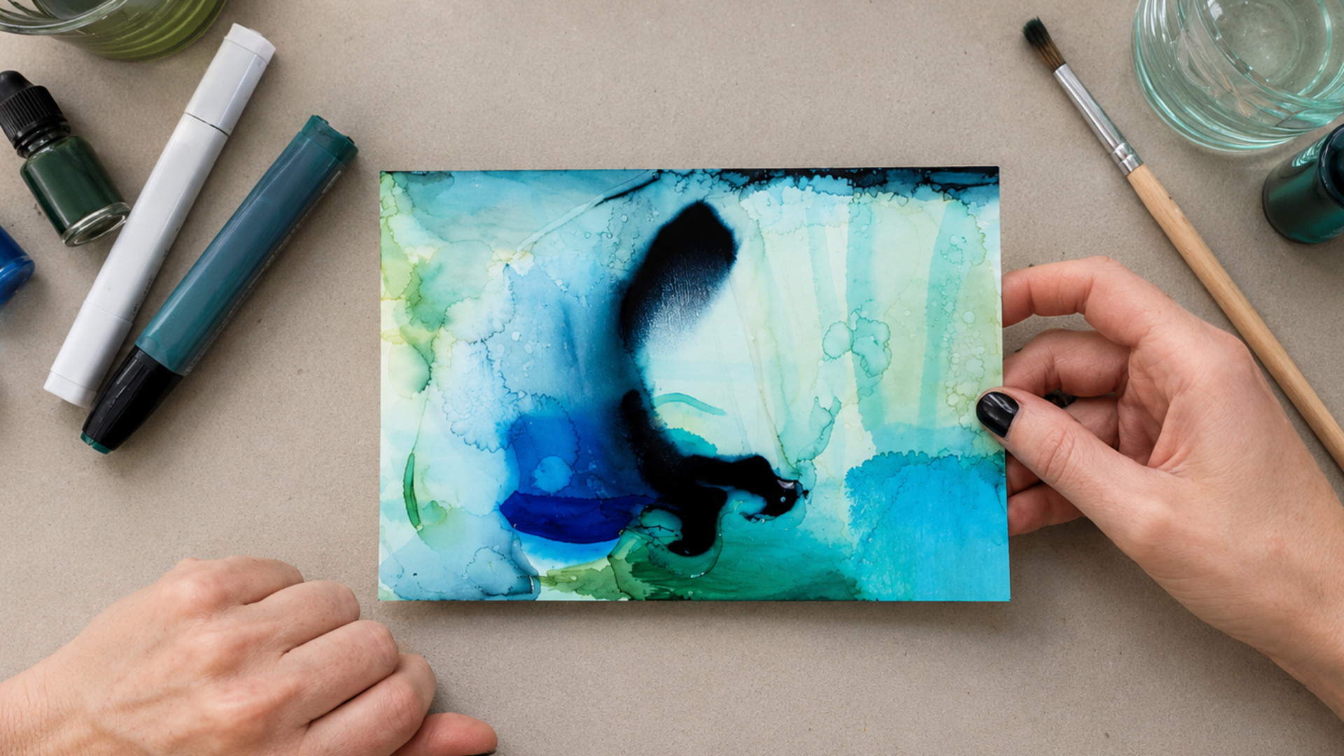 Form & Flow: Introduction to Alcohol Ink