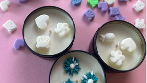 Soy Wax Kerzen/Candles with Essential Oils & Wax Figures