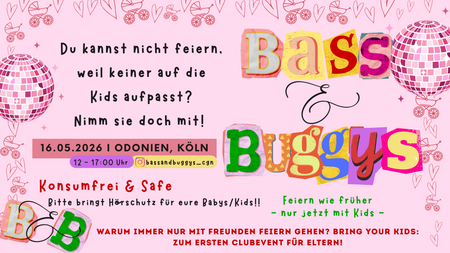 Bass & Buggys - Das Clubevent für Familien