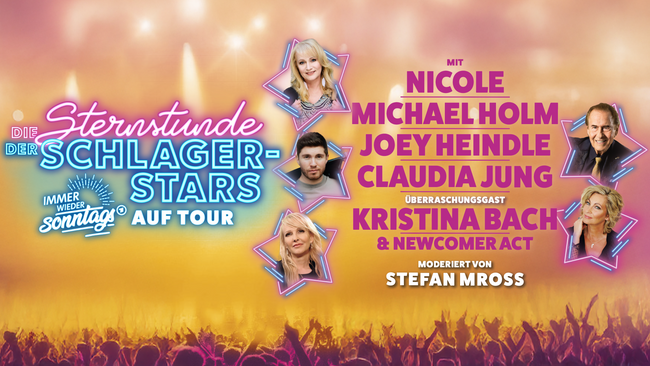 DIE STERNSTUNDE DER SCHLAGERSTARS