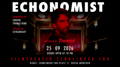 Echonomist im ehemaligen Kino: Eine immersive Clubnacht von Pimpernel