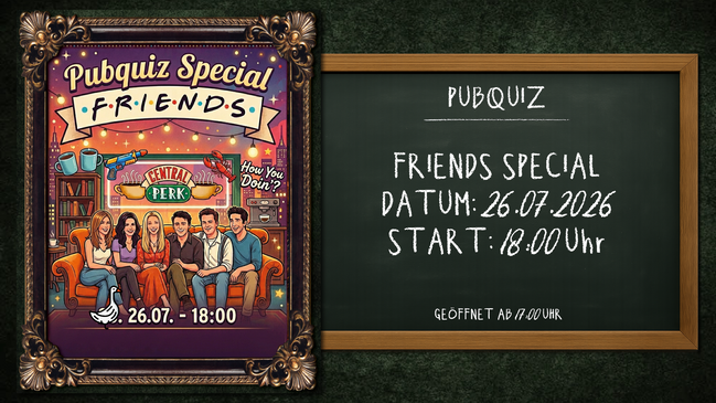PUBQUIZ SPECIAL: FRIENDS
