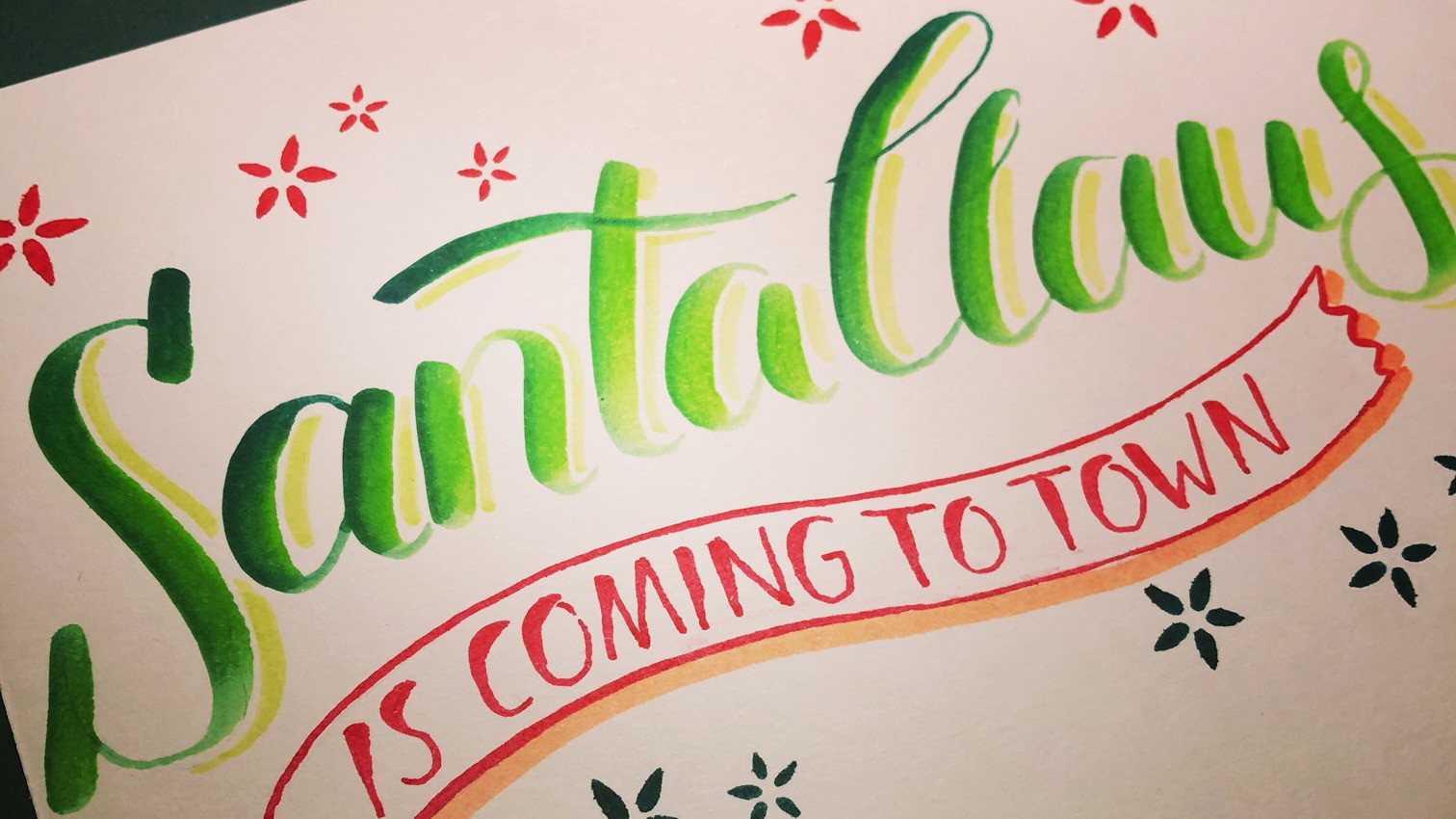 Handlettering Weihnachts-Workshop
