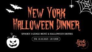 🎃 New York Halloween Dinner @ Jim & June 👻