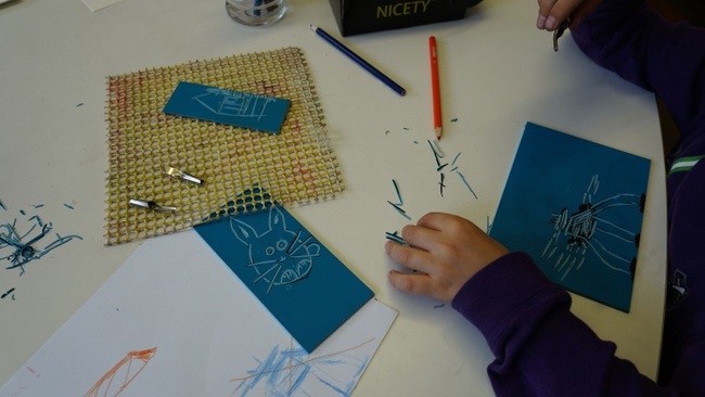 Linoldruck - Schnitt für Schnitt ins Wochenende