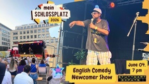 English Comedy Newcomer Show - Open Air MeinSchlossplatz